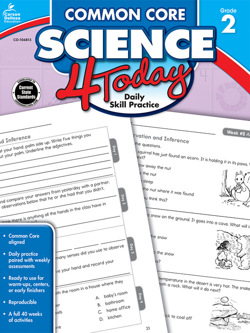 Title details for Common Core Science 4 Today, Grade 2: Daily Skill Practice by Natalie Rompella - Available